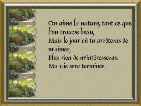 ma vie sera terminée